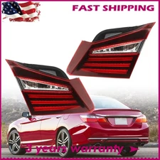 For 2016 2017 Honda Accord Sedan Rear Tail Lamp Inner Trunk Right & Left SET