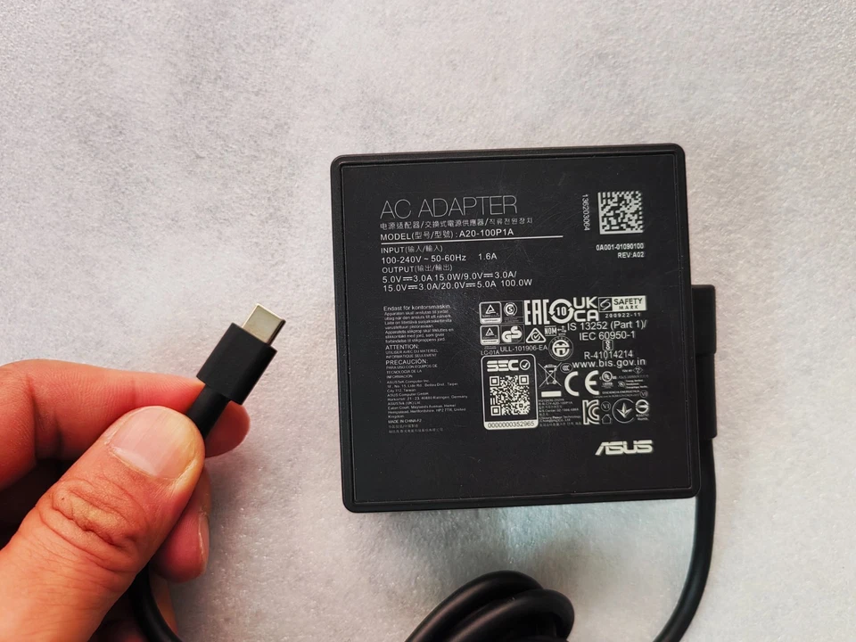 For MSI Prestige 16 AI Evo B1MG-020US Genuine 20V 5A 100W USB-C A20-100P1A - image 2 of 4