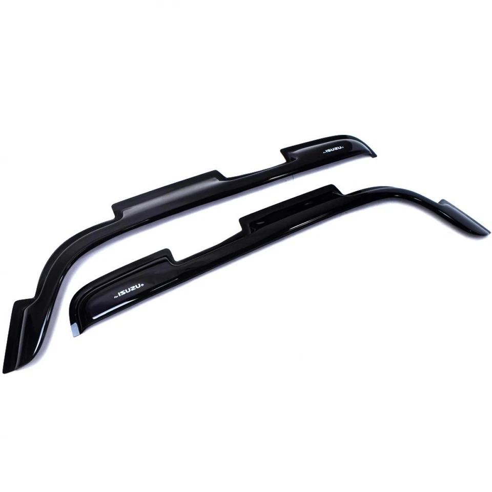 Visera de lluvia protector contra el viento negro para camión Isuzu ELF NPR150 NQR175 Foto 4 de 4