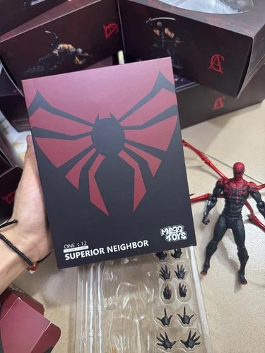Mess Toys Superior Neighbor Spiderman Octopus Spider 1/12 Action Figure US STOCK image 4
