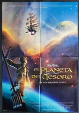 Walt Disney cartoon TREASURE PLANET original ARG 2002 movie poster 4723
