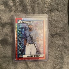 #U90C-30 James Wood 1990 Topps Chrome Mojo (RC) - 2025 Topps Update