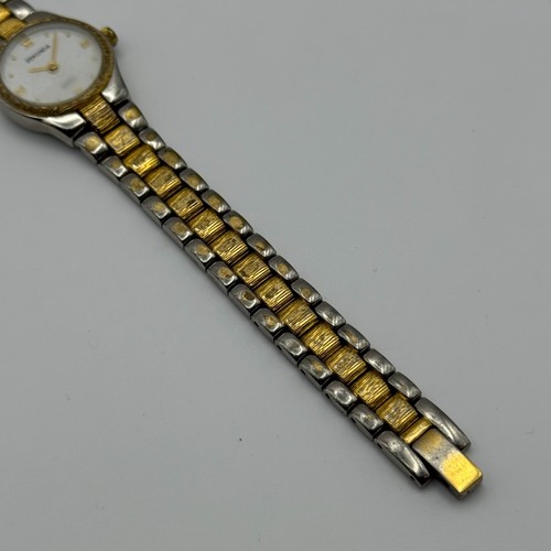 20mm Working Ladies Sekonda Two Tone White Dial Japan Quartz Watch 6.75 Inches - Picture 4 of 13