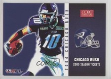 2004 MultiAd Sports Chicago Rush Chicago Rush Season Tickets #28 0q3