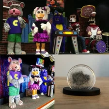 Original Chuck E. Cheese Animatronic Fur Prop Piece