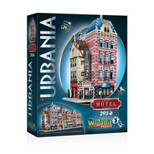 Nuevo - Colección Wrebbit Urbania - Puzzle 3D Hotel: 295 Piezas - Edades 12+