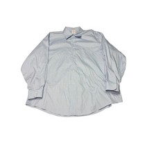 Brooks Brothers Madison Fit Shirt 18-36 Light Blue Iron Supima Cotton Stretch