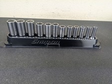 Bn028 Snap On Tools 212sfsmy Metric Deep Socket Set 8 - 19 Mm 6 Point