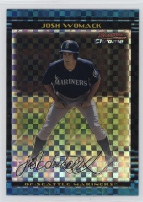 2002 Bowman Chrome Draft Picks & Prospects X-Fractor Josh Womack Rookie RC 0sb5