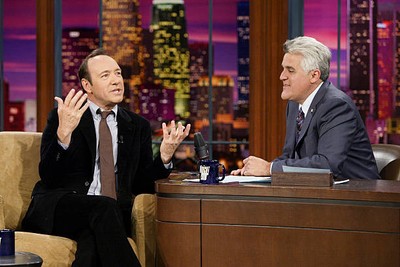 Actor Kevin Spacey during an interview with host Jay Leno on June - Old Photo 2