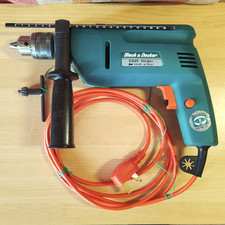 Black & Decker Drill D154R, 550W, 240V, 0-3000 RPM, 13mm ROHM Chuck, Key, Handle