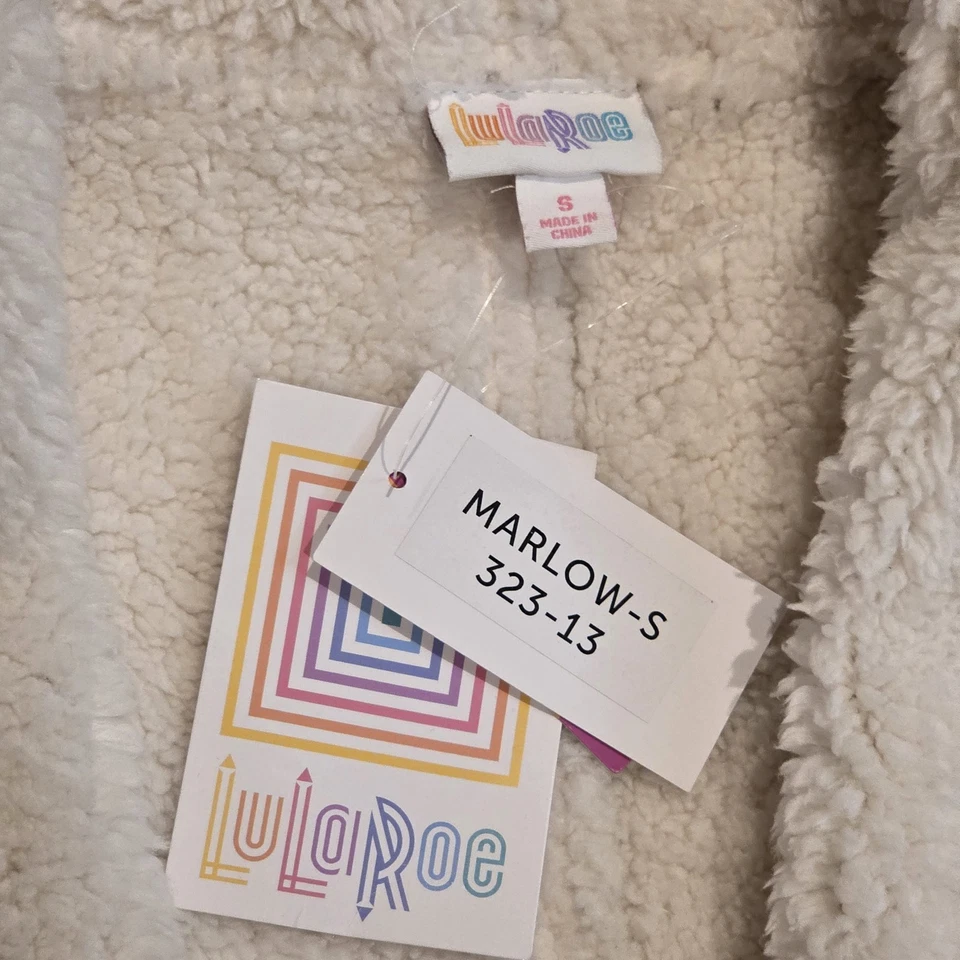 LuLaRoe Marlow Faux Shearling Vest Sz S Small NEW NWT - Image 4 of 4