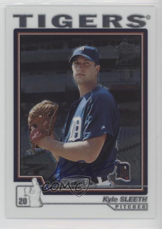 2004 Topps Chrome Kyle Sleeth #239 Rookie Auto RC 03xg