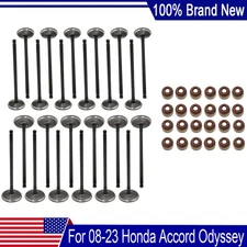 New Intake Exhaust Valves For 2008-2023 Acura MDX Honda Accord Odyssey 3.5L 3.7L