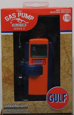 #ad Greenlight Vintage Gas Pump Collection Gulf Green Machine $45.95