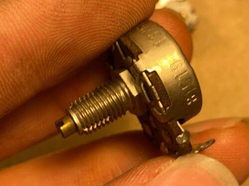 Matched Pair NOS Vintage 1962 CTS 250k ohm Linear Mini Level Potentiometers (Qty - Picture 3 of 12
