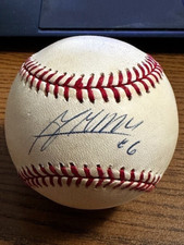 MELVIN MORA 3 SIGNED AUTOGRAPHED ONL BASEBALL!  Orioles, Mets, Rockies!