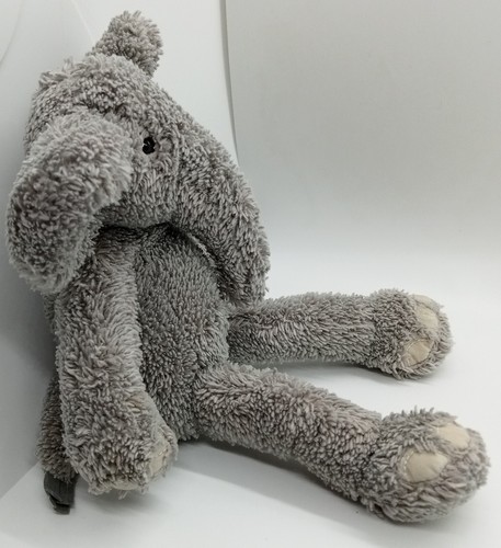 Gorro edredón de peluche juguete suave Jellycat Slackajack elefante 8" etiquetas descoloridas - Imagen 3 de 4