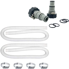 For Replacement Hose Adapter A 2 Pack & 1.25 Diameter Pool Pump Hose 2Pack