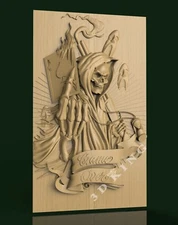 STL 3D Model GAME OVER for CNC Router 3D Printer Engraver Carving Artcam Aspire