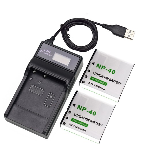 Battery or charger for Casio NP-40 Exilim Pro EX-Z750 EX-Z850EX-Z100 EX-Z1000 - Picture 8 of 47