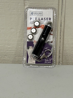 Purr & Seek Pet Cat Laser Toy- Includes Batteries