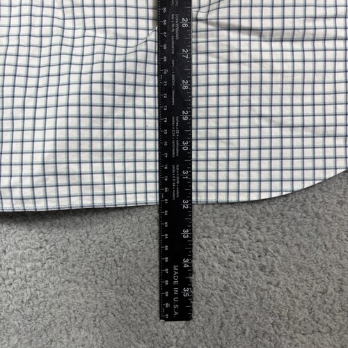 Duluth Trading Co. Classic Windowpane Check Button-Down Shirt Long Sleeve Mens L - Picture 5 of 5