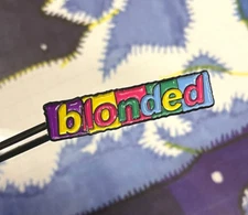 Blonded Tabs- Frank Ocean Radio Soft Enamel Lapel Pin  Blond
