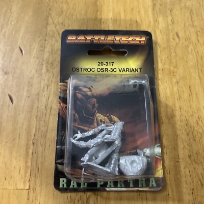NEW BATTLETECH RAL PARTHA Mini BT 317 OSTROC OSR-3C 60 Tons TR Project Phoenix