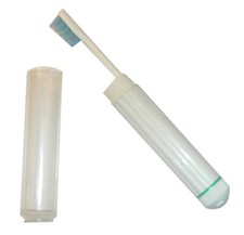 Sensitive Dental Care Twist-out Travel Toothbrush 2 pack, for travel, outdoors