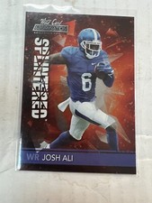 Josh Ali 2021 Wild Card Alumination Splintered Rookie #ANSP-18 NrMt