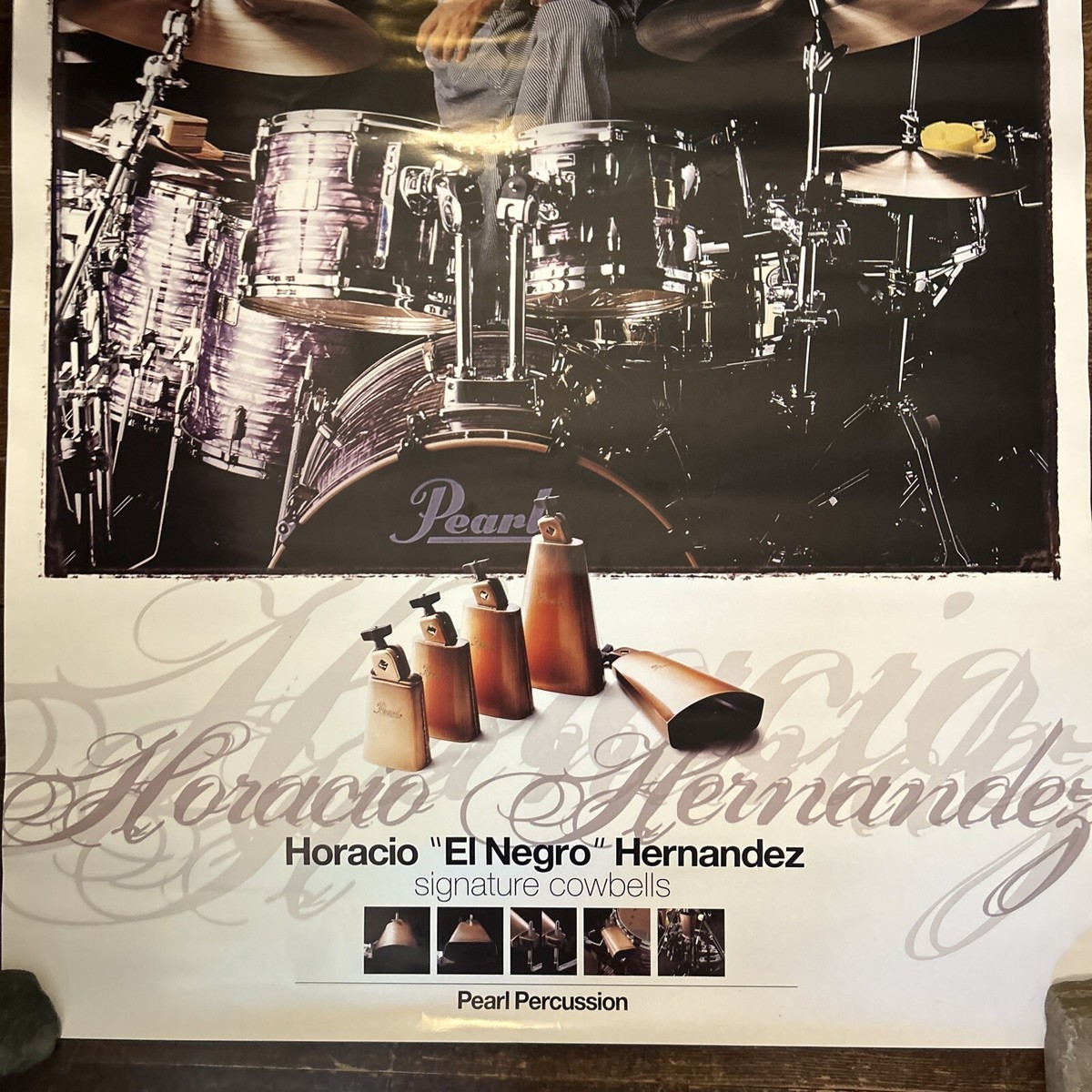 Pearl Hh4 Horacio Hernandez Signature Cowbell Isabell 2024
