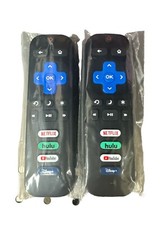 2 Pack Replacement Remote Control Compatible For Roku TV, ONN, Hisense, TCL