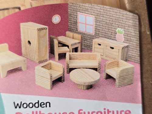 Miniatur Puppenhaus Bausatz Realistisches 3D Holzhaus Möbel - Bild 2 von 2
