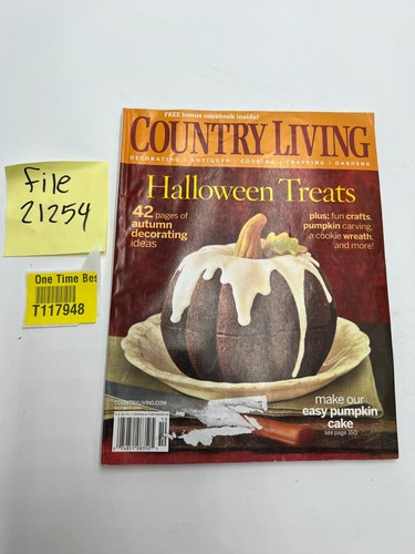 Country Living Magazine Halloween October 2006 Decorating Antiques Cooking - Picture 10 of 10