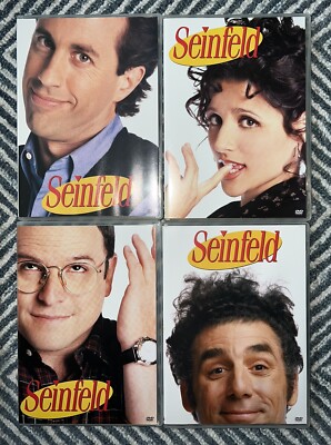 Seinfeld Seasons 1 and 2 DVD Box Set 13 Hours Special Features 4 DVD Discs