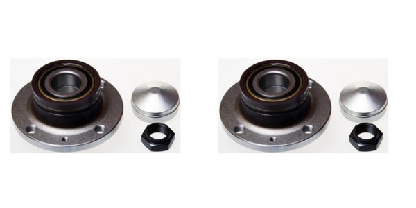Denckermann 2X Radnabe Radlagersatz Hinterachse FüR Fiat Grande Punto 199 199-image