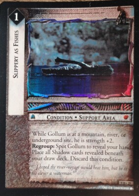 Slippery as Fishes 9R+29 - Rare+ Foil Lord of the Rings 