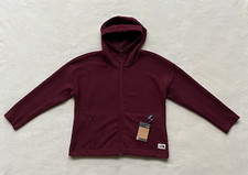   NWT   The North Face Sibley Fleece Hooded Jacket Sz XL Deep Garnet Org 149