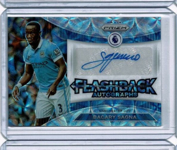 2022-23 Panini Prizm Premier League - Flashback Autographs Bacary Sagna #FA-BSG