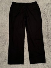 Tahari Pants Womens 2 Black Cropped Straight Leg Dress Slacks Mid Rise Career