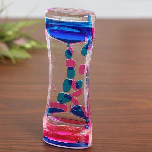 Reloj de Arena Arte al Óleo Vidrio Moderno Pequeño Multicolor Novedad Decoración del Hogar Soporte Libre - Imagen 2 de 29