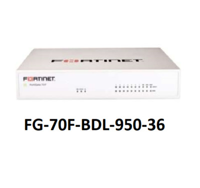 Fortinet FortiGate Firewall FG-70F-BDL-950-36 Hardware +Forti Care Premium UTP