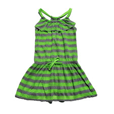 Girls Justice Swim Cover Up Neon Sleevless Gray Size 10