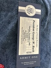 vintage george w bush Event Ticket