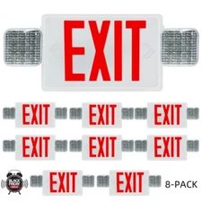 Commercial LED Emergency Light, UL Certified, Adjustable Two Heads with Battery