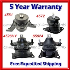 O087 Fits 2009-2014 Acura TL 3.7L AUTO Engine Motor & Transmission Mount Set 4pc