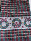 NWOT 2pc 100% cotton Christmas multicolor guest towels 25”x15” — photo 4