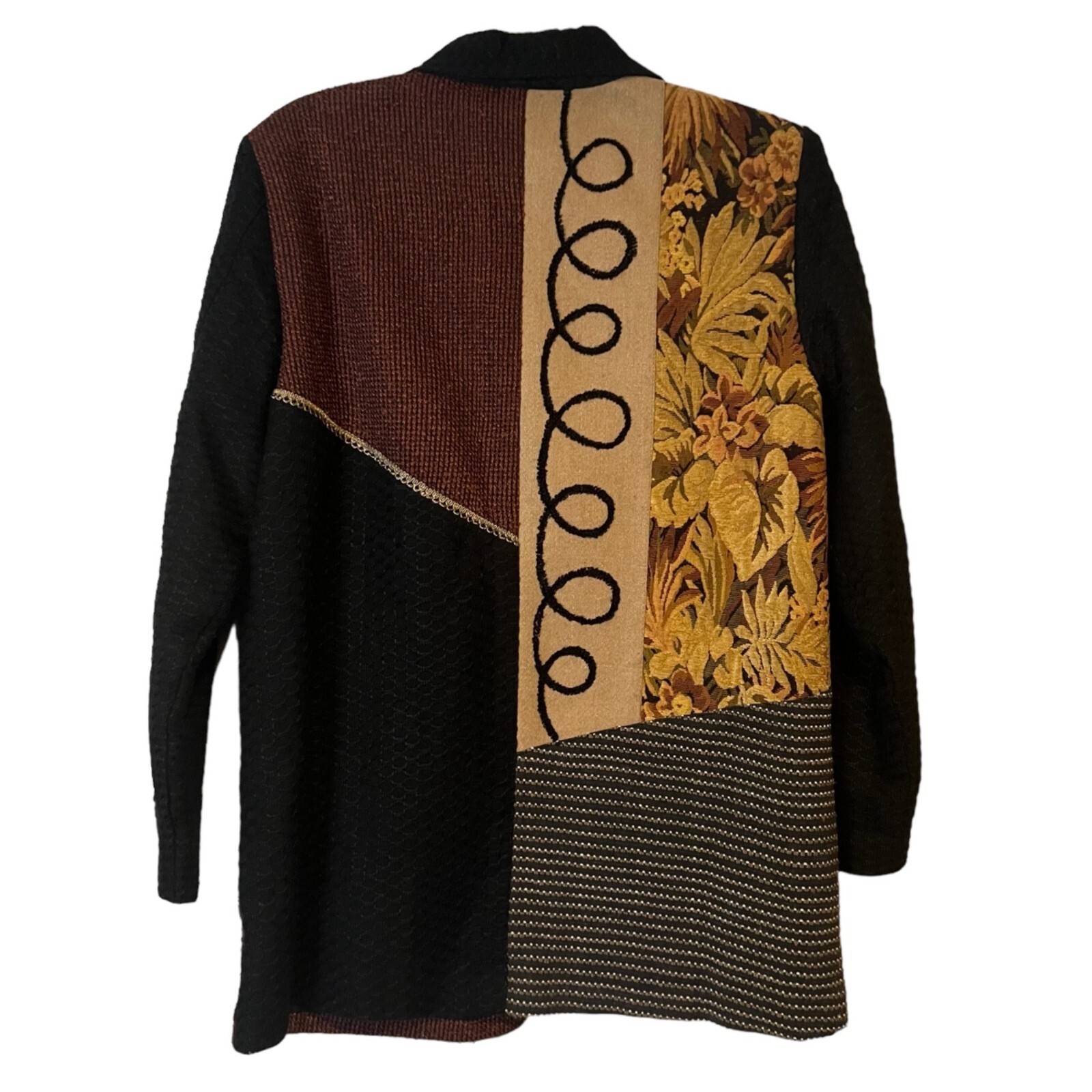 Allure Blazer Womens Large Patchwork Multicolor A… - image 6