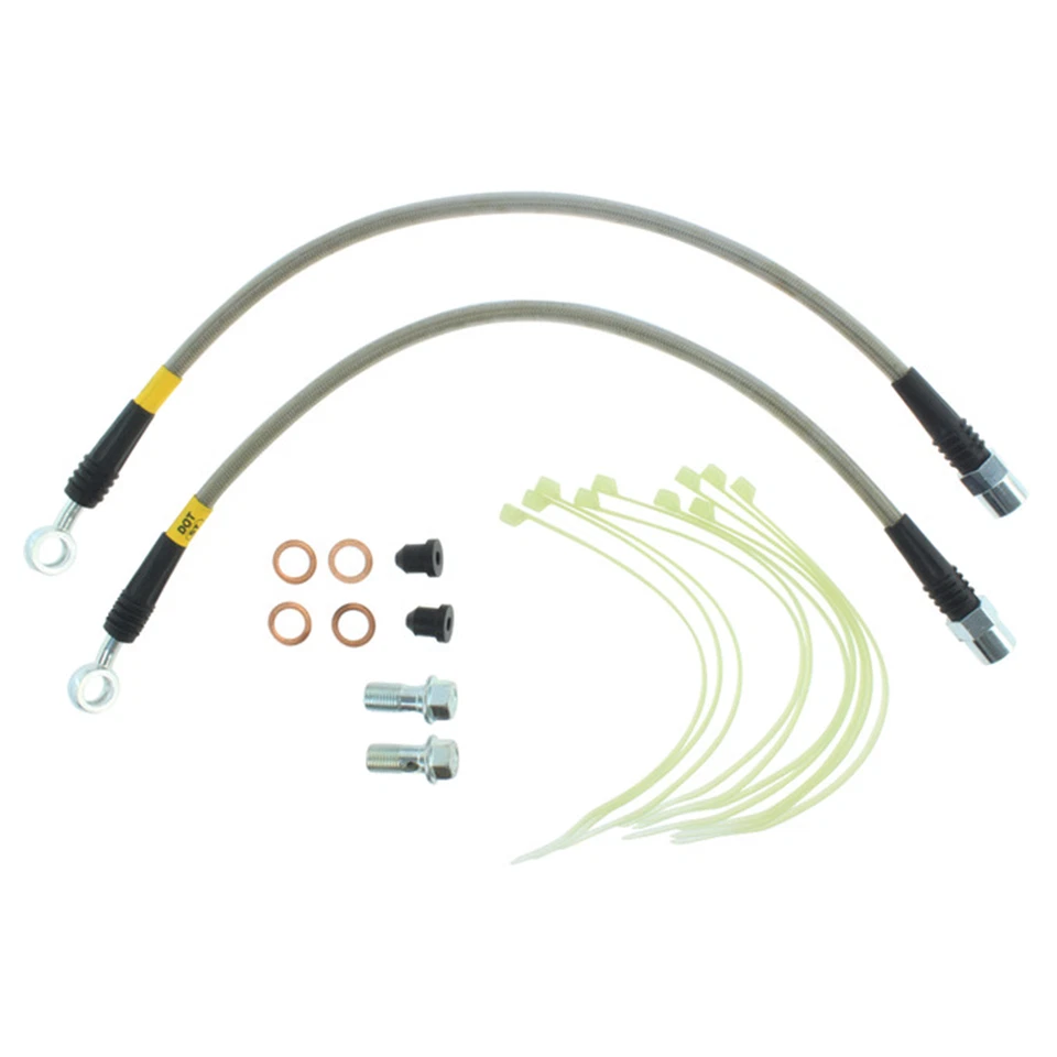 Kit de línea de freno delantero de acero StopTech para Audi 92-94 100 Quattro, 95-98 A6 Quattro Foto 4 de 4